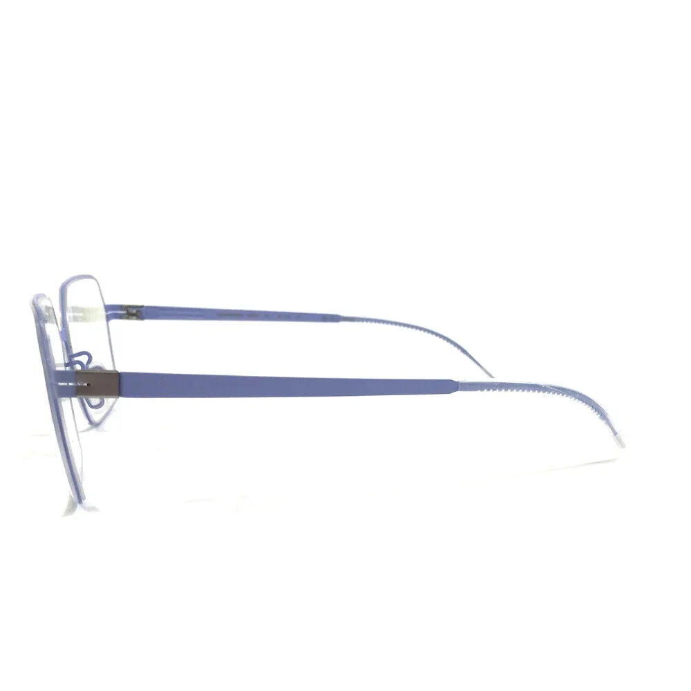 lool Eyewear Eyeglasses Frames HEXIA PU Matte Lavender Purple Hexagon 53-16-137